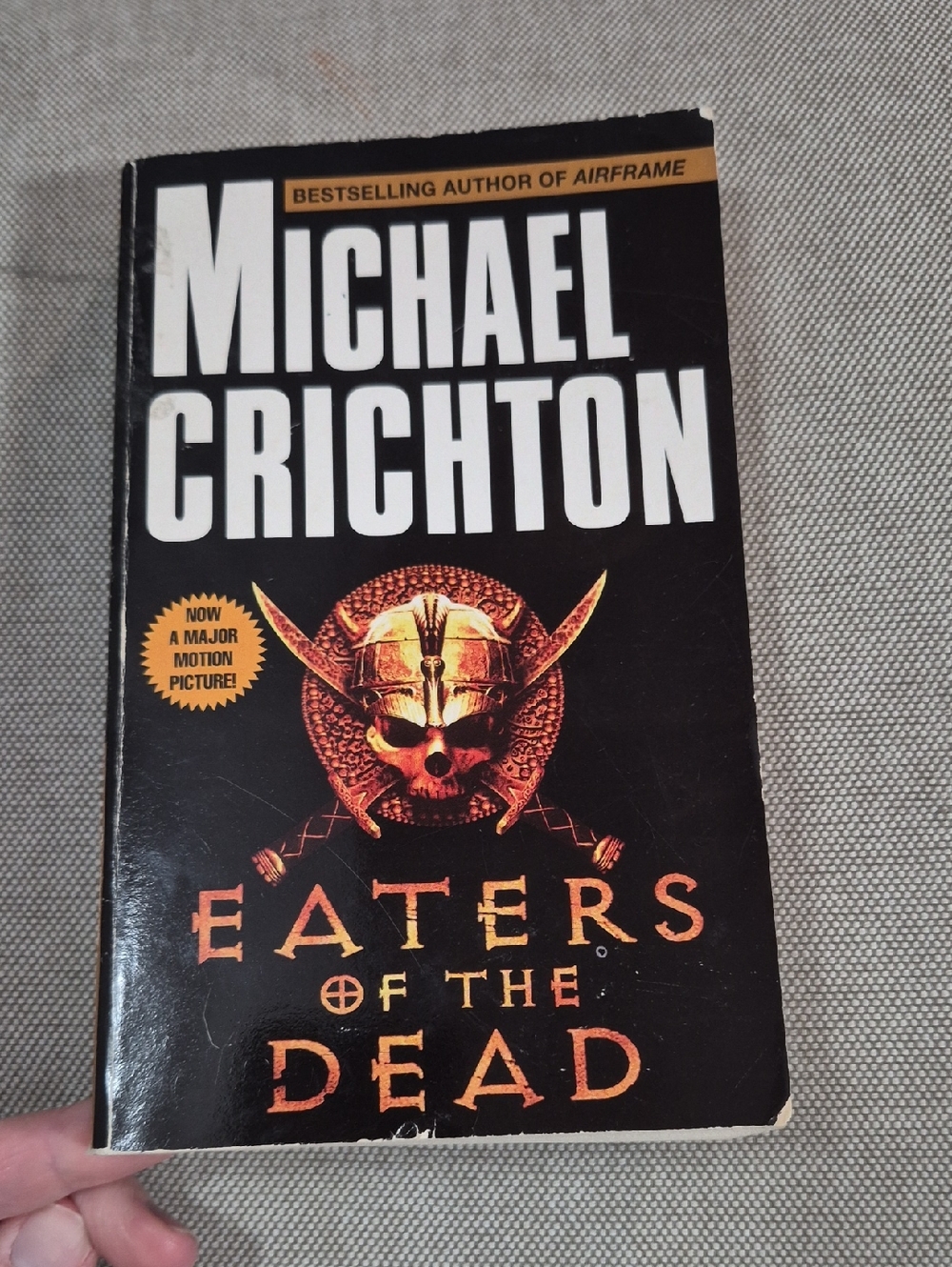 Michael Crichton "Eaters of the Dead" Paperback - Black & Copper Cover